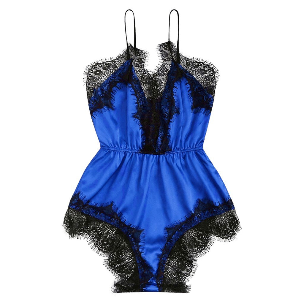 Imitation Silk Home Service Ladies Underwear Nightdress