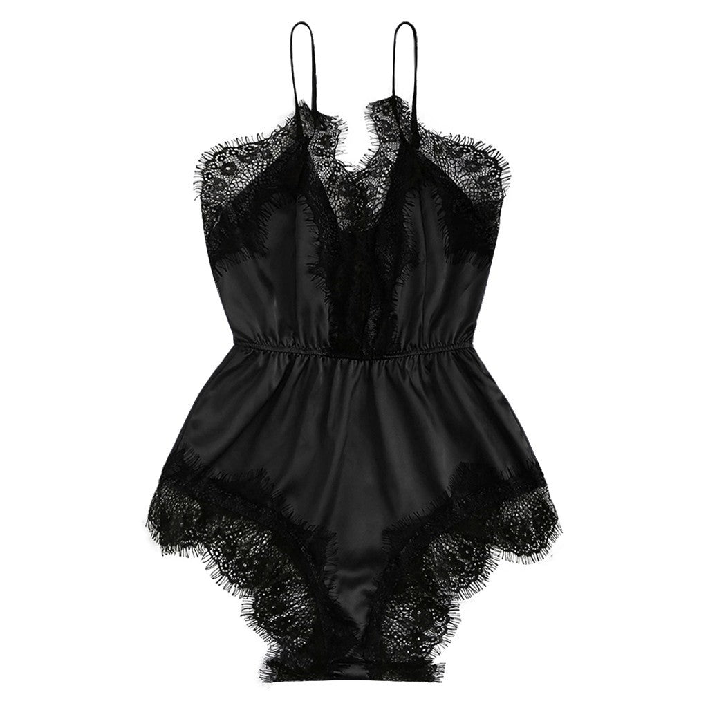 Imitation Silk Home Service Ladies Underwear Nightdress