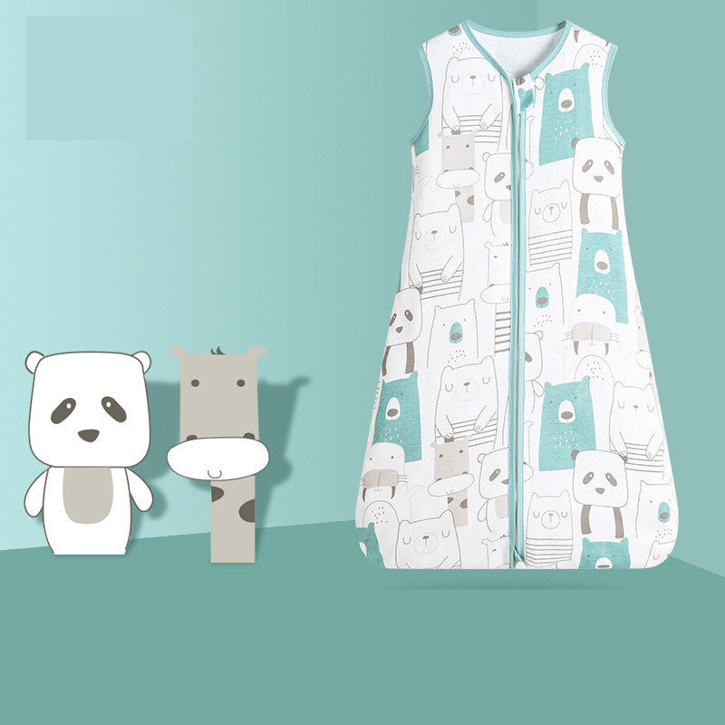 Baby Vest Pajamas Sleeveless Baby Kick-proof Children Sleeping Bag