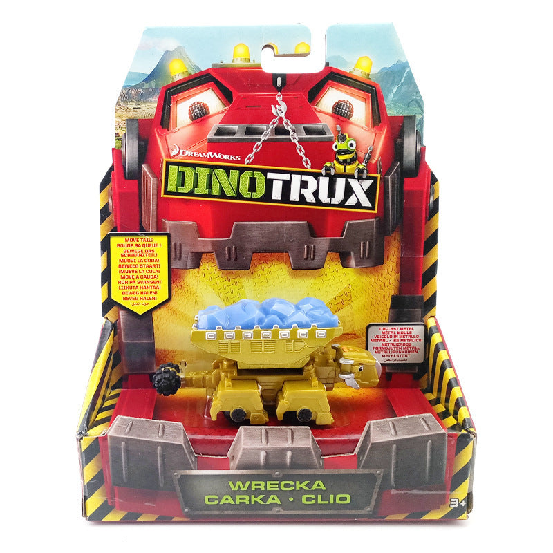 Toy dinosaur car truck