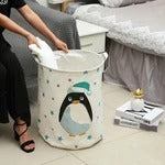 Large cartoon foldable Laundry Storage Basket Clothes Storage Bag Dirty Clothes Basket Kid Toy Organizer Sundries Storage Barrel
