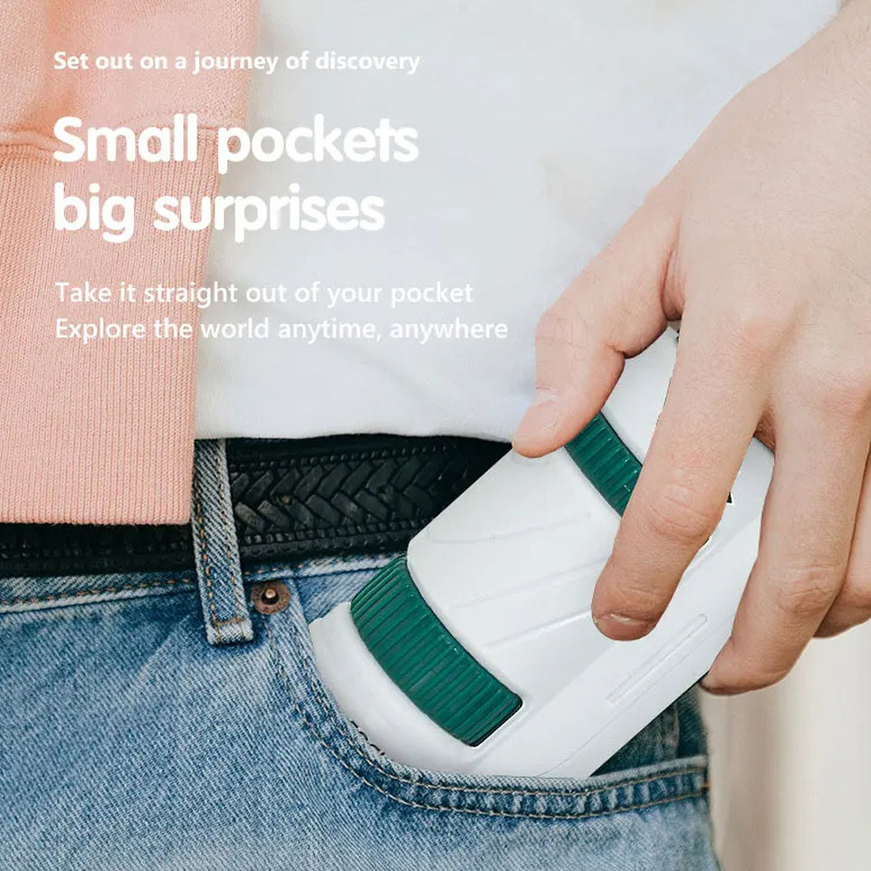 Kid Science Experiment Pocket Microscope Toy Kit 60-120x Educational Mini Handheld Microscope With Light Children Toys Gift