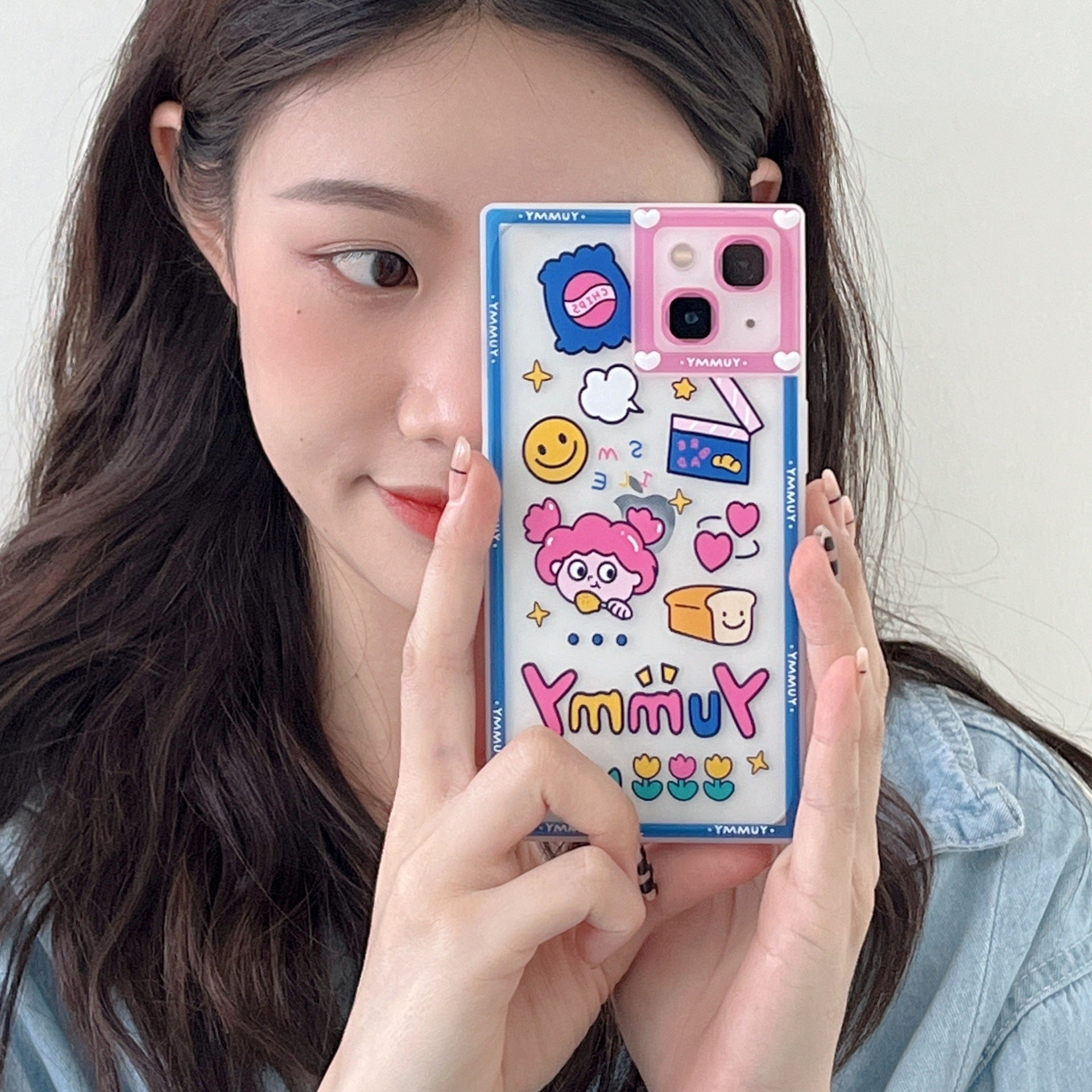 Cartoon Graffiti Little Girl Is Suitable For IPhone12 Mobile Phone Case