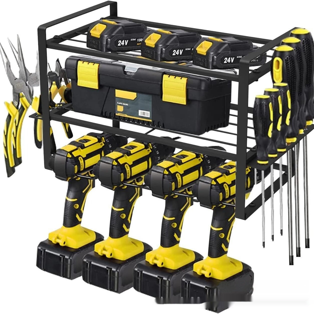 Garage Tool Storage Rack Storage Rack Screwdriver Power Tools Storage Rack