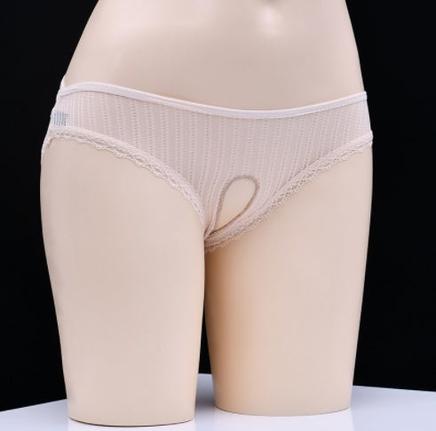 Lace Low Waist Light Perspective Men's And Women's Shorts