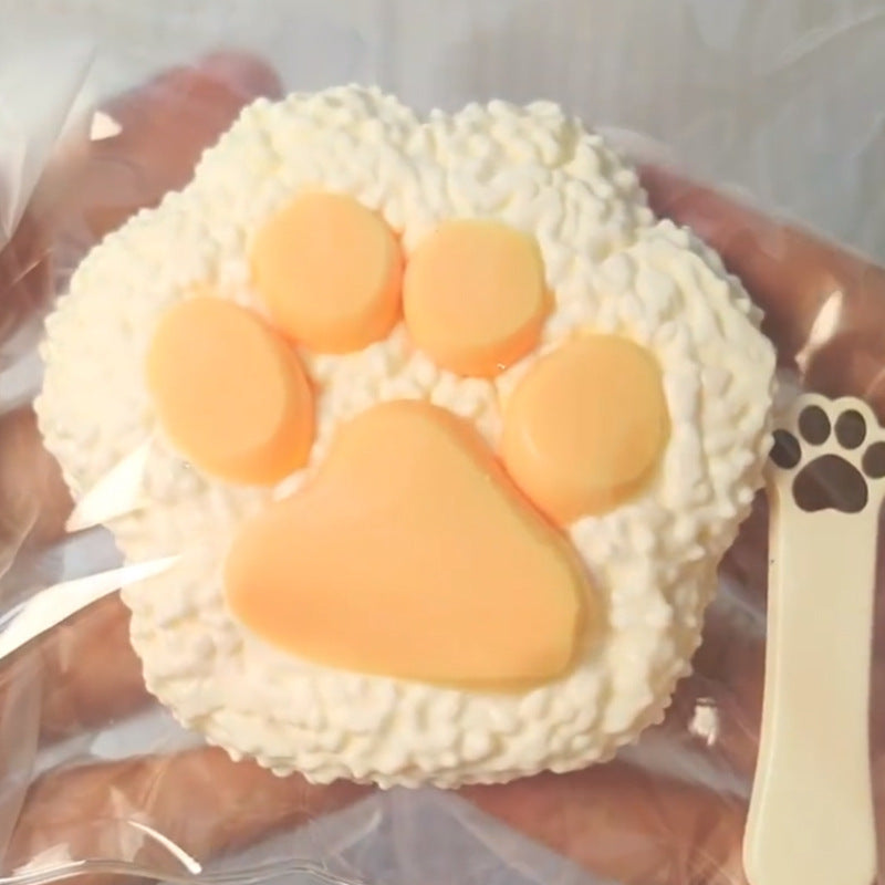 Silicone Cat's Paw Rice Balls Squeezing Toy Decompression Toy