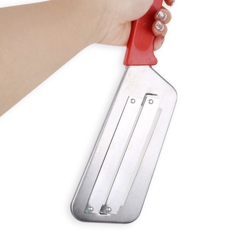 Red Handle Double Piece Peeler Kitchen Gadget
