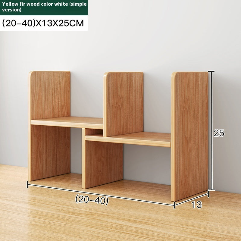 Desktop Bookshelf Storage Rack Desk Storage