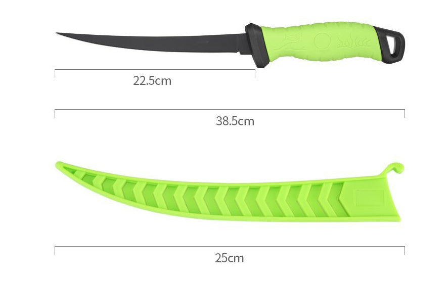 Rubber Handle Stainless Steel Outdoor Fishing Gear