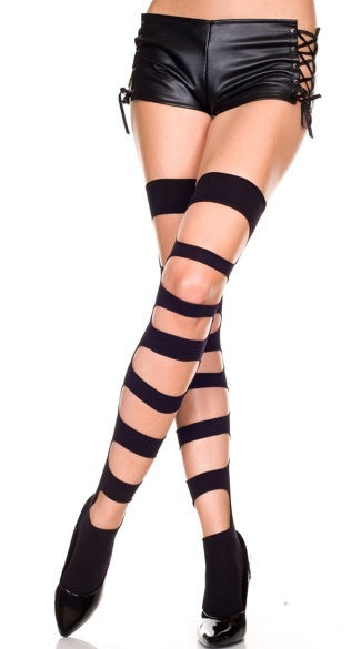 European And American Sexy Performance Wear Matte Patent Leather Shorts Boxers