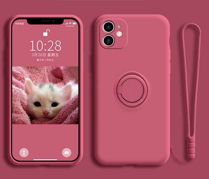 Liquid silicone mobile phone case