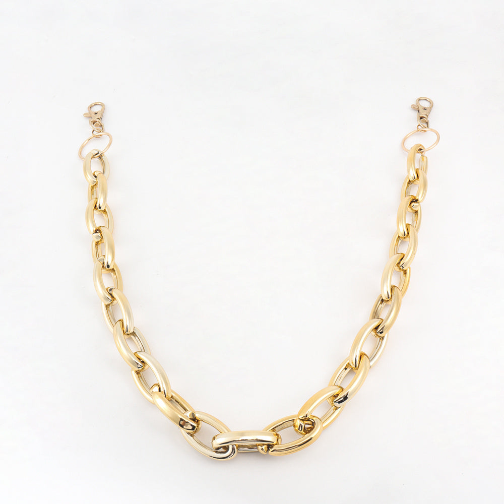 Simple Gold Hollow Pants Chain Ring Buckle Punk Style Thick Pants Chain Hip Hop Men And Women Jeans Cargo Pants Accessories