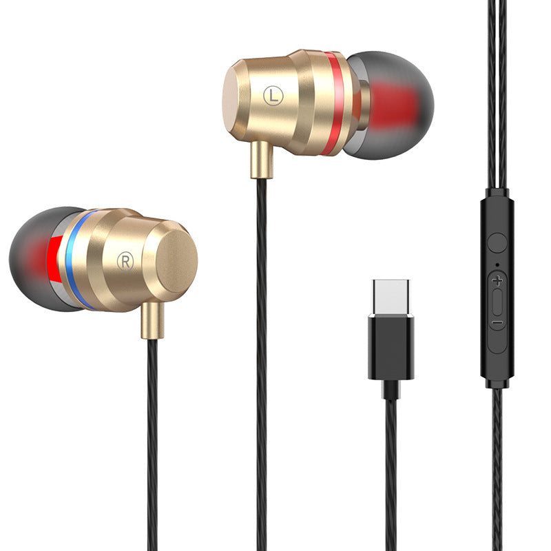 Metal heavy bass in-ear headphones