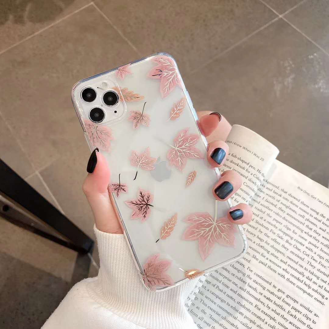 Compatible with Apple , Transparent Electroplated Silicone Cell Phone Case