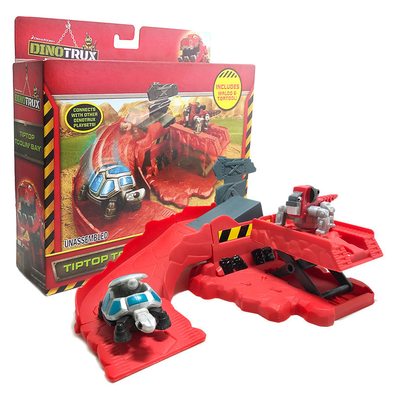 Toy dinosaur car truck