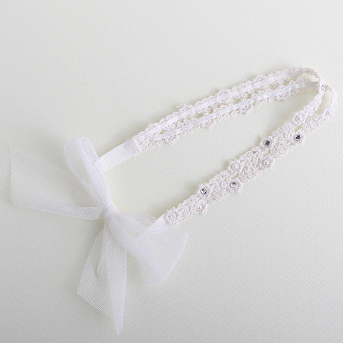 Angel Neitiri new children Hair Lace Bow Headband baby baby headdress flower