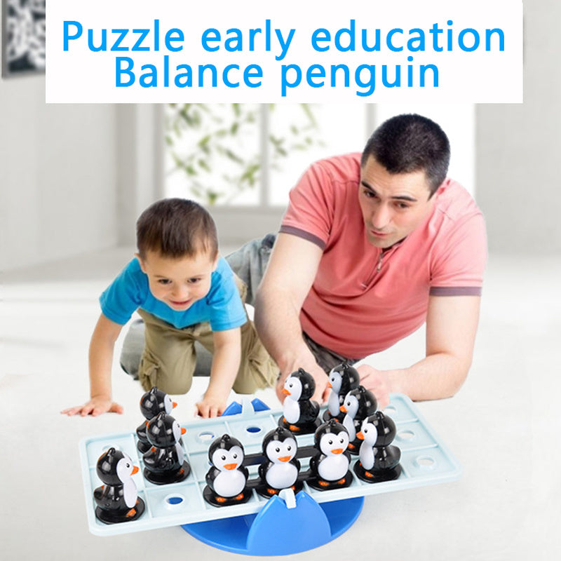 Balance penguin seesaw toy