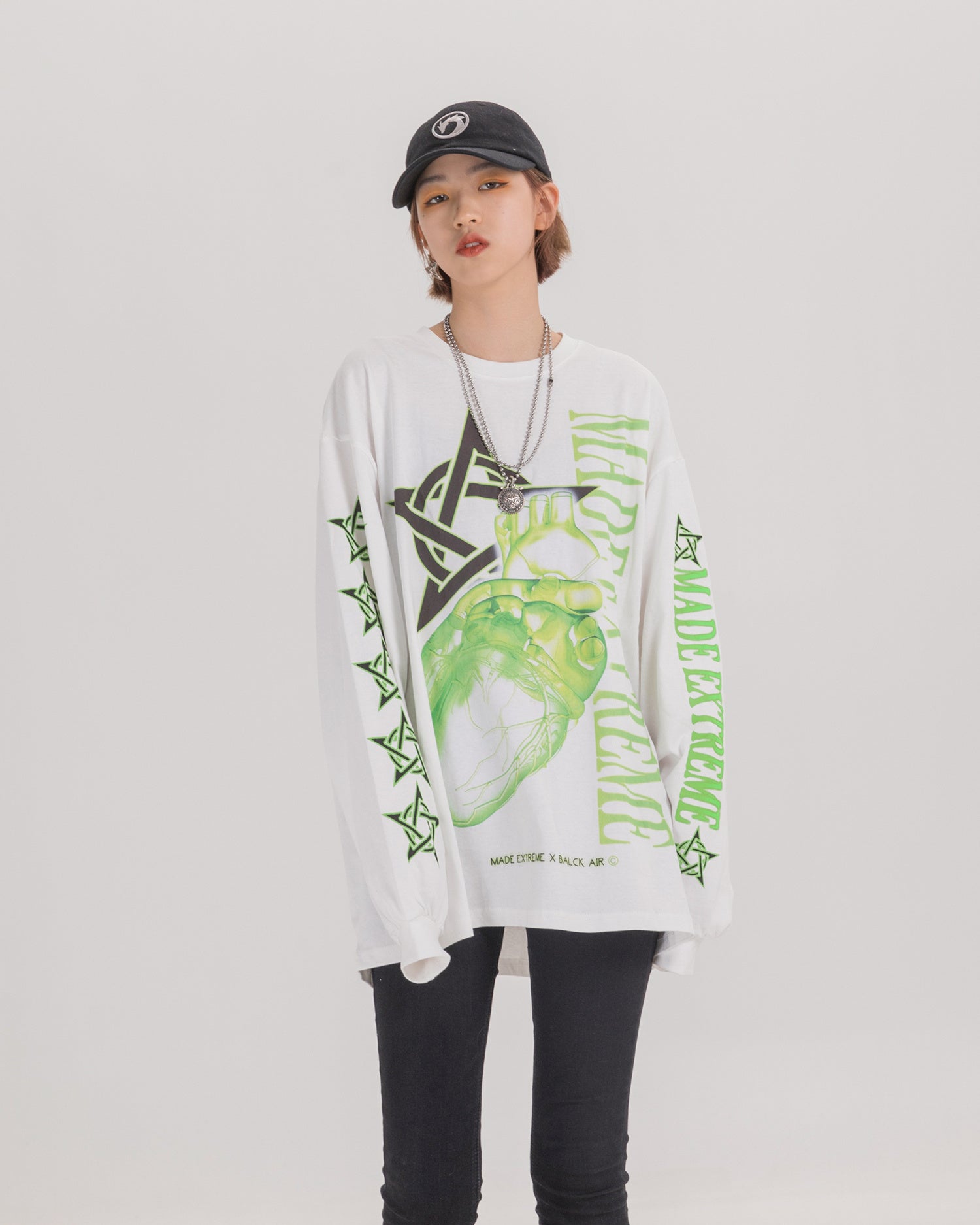 Long-sleeved T-shirt men and women bottoming shirt