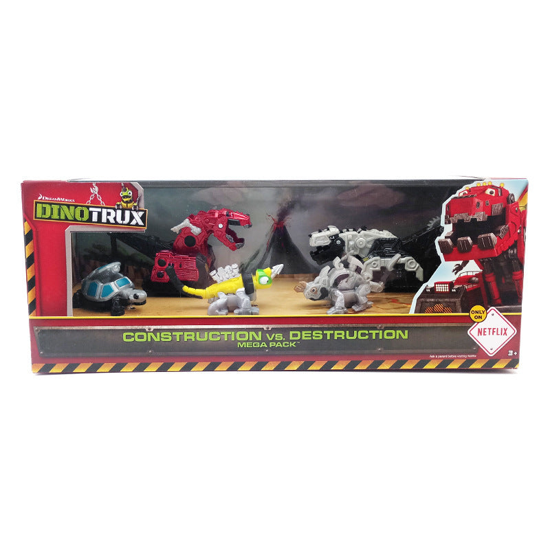 Toy dinosaur car truck