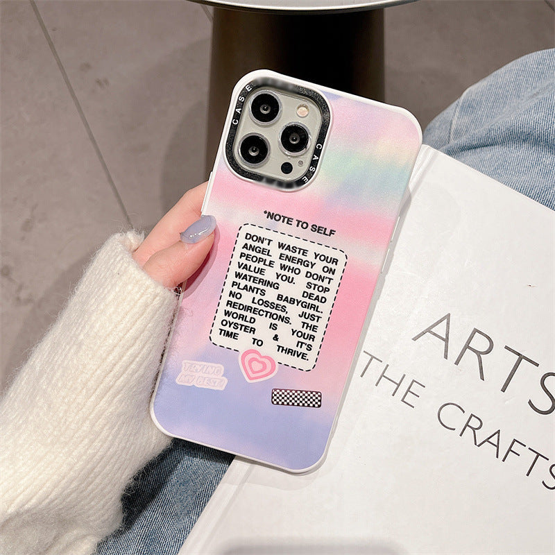 New Simple Graffiti Love Phone Case Shockproof