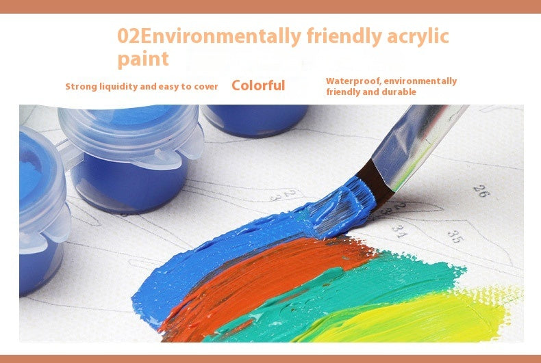 Oil Painting Digital Diy Hand-painted Filling Decorative Painting