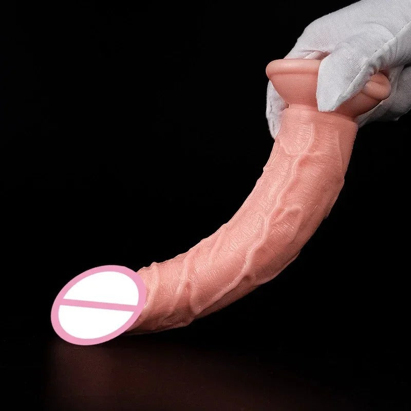 Super Large Simulation Penis Masturbation Device Women's Manual Toy