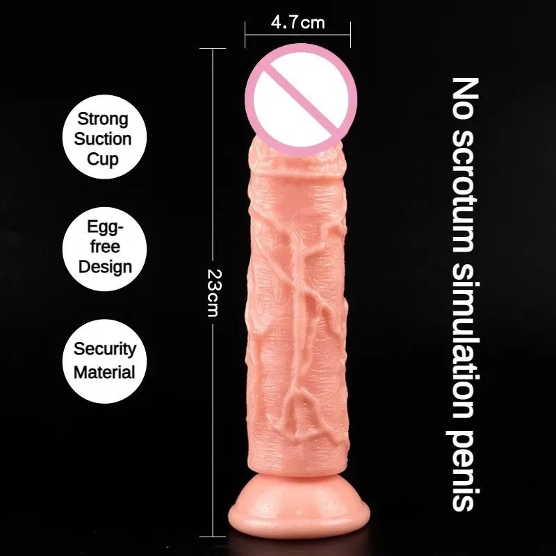 Super Large Simulation Penis Masturbation Device Women's Manual Toy
