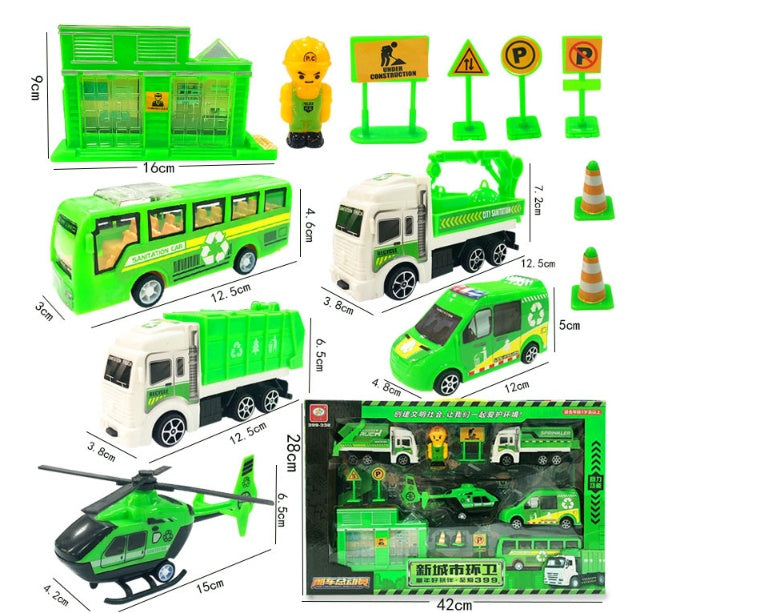 Children's toy engineering truck