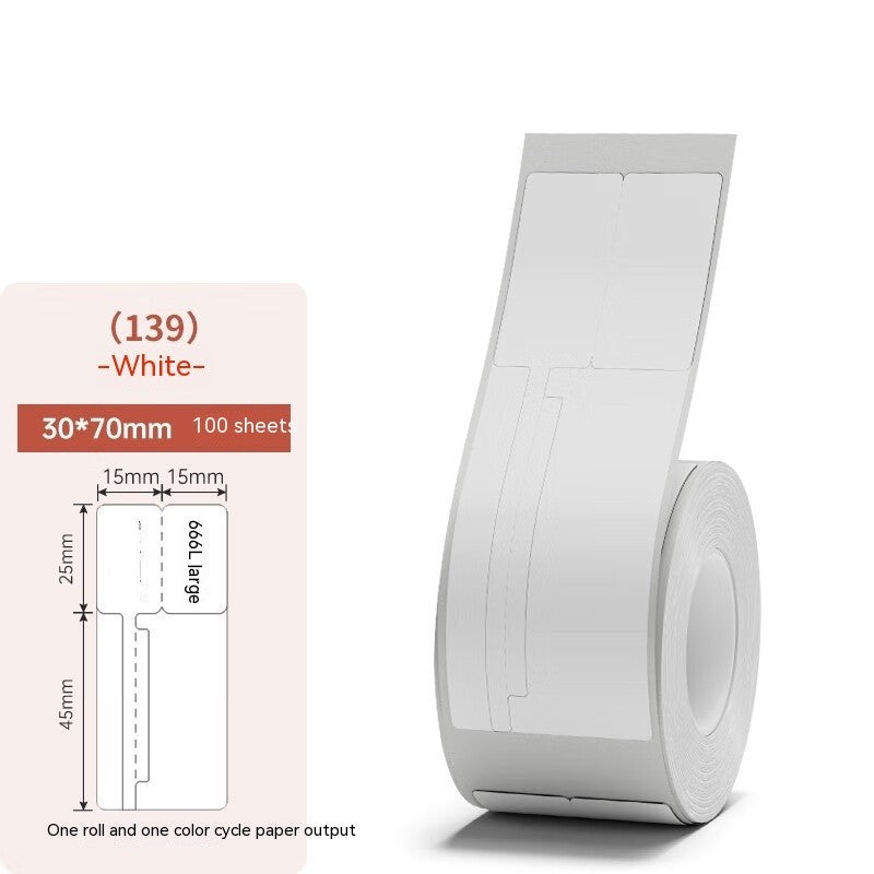 Jewellery Label Tag Thermal Sensitive Adhesive Sticker Printing Paper