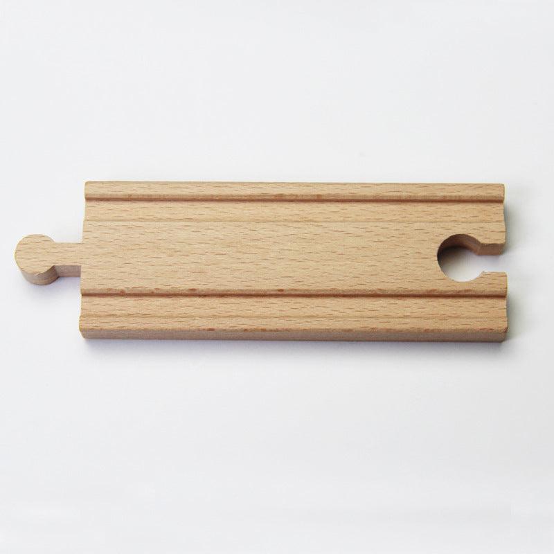 Wooden track train toy