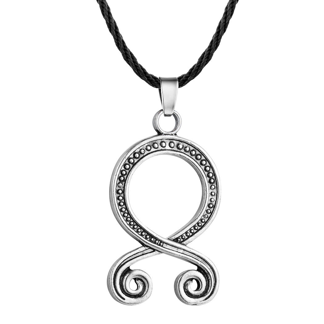 European And American Retro Easy Matching Personal Accessories Pendant Slavic Necklace Simple Style Men