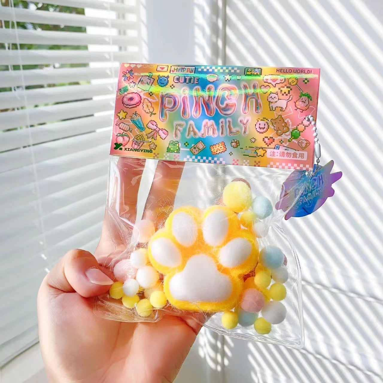 Decompress Squeezing Toy Cat's Paw Pressure Reduction Toy