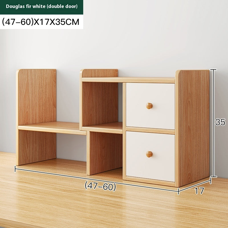 Desktop Bookshelf Storage Rack Desk Storage