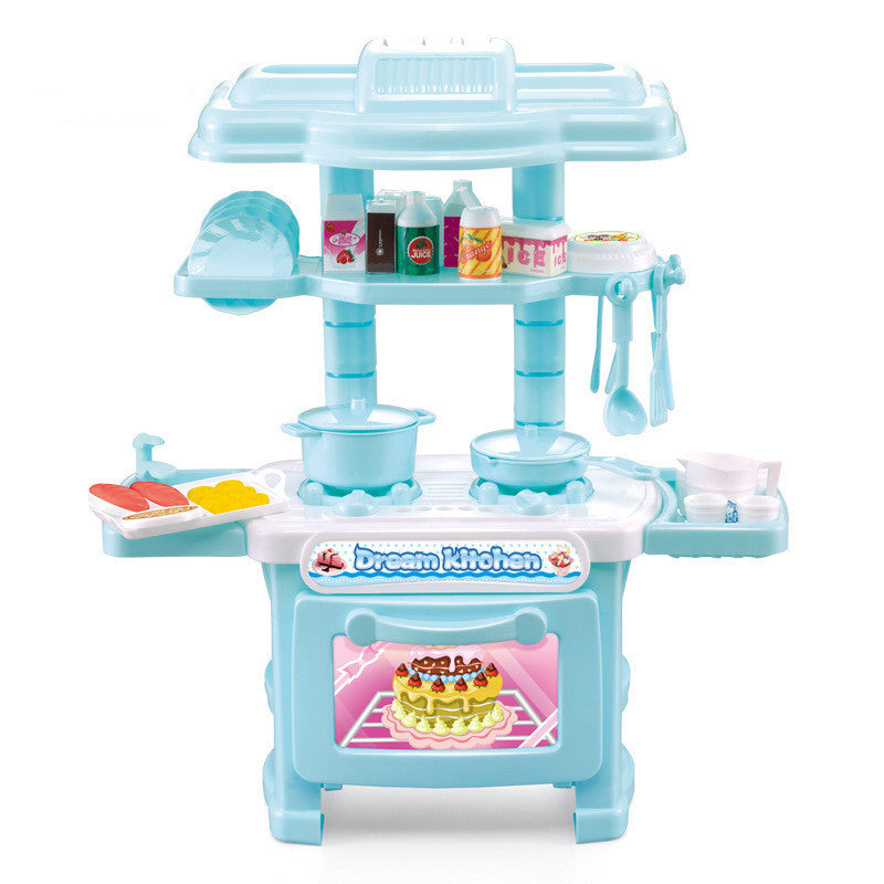 Girl Simulation Tableware Mini Kitchen Toy Set Play House Toy