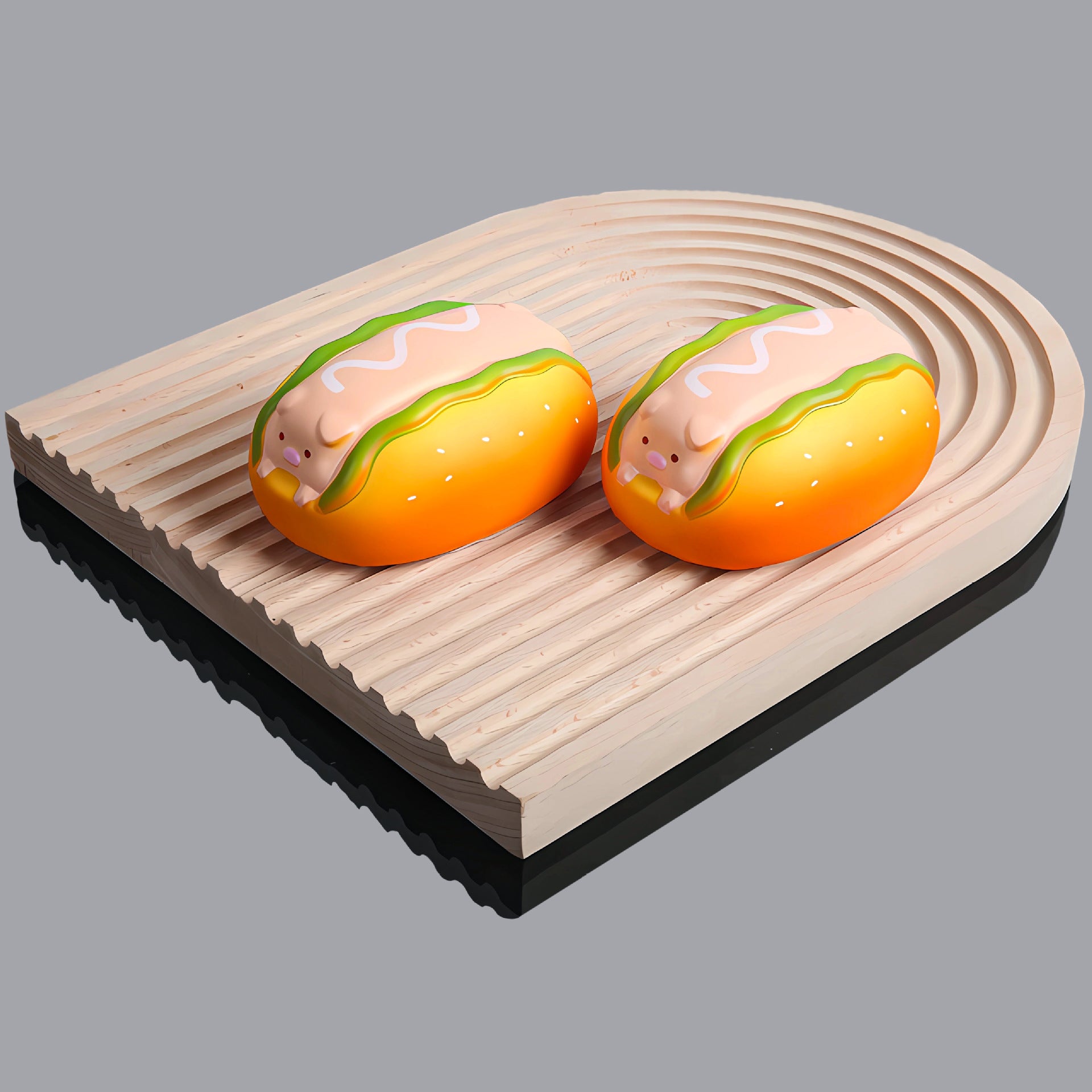 Slow Rebound Toast Bread Squeezing Toy Stress Relief Toy