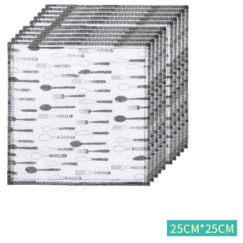 Dish Cloth Kitchen Housework Cleaning Supplies Water Absorbing