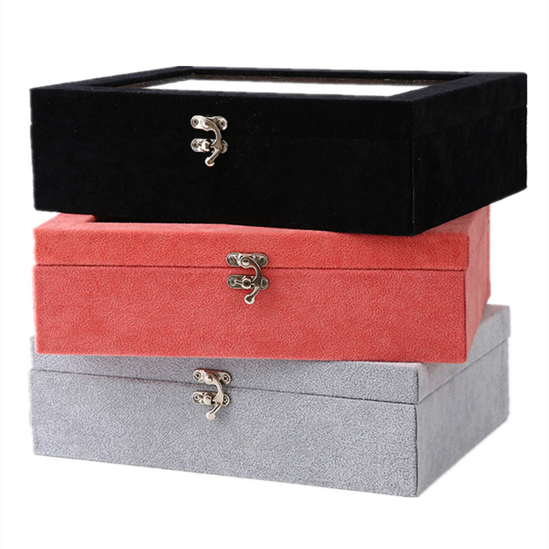 Ice Flower Velvet Jewellery Window Storage All Kinds Of Jjewelry Jewelry Box