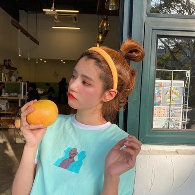 Pure Color Hair Bundle Sponge Hair Band Fairy Hair Accessories