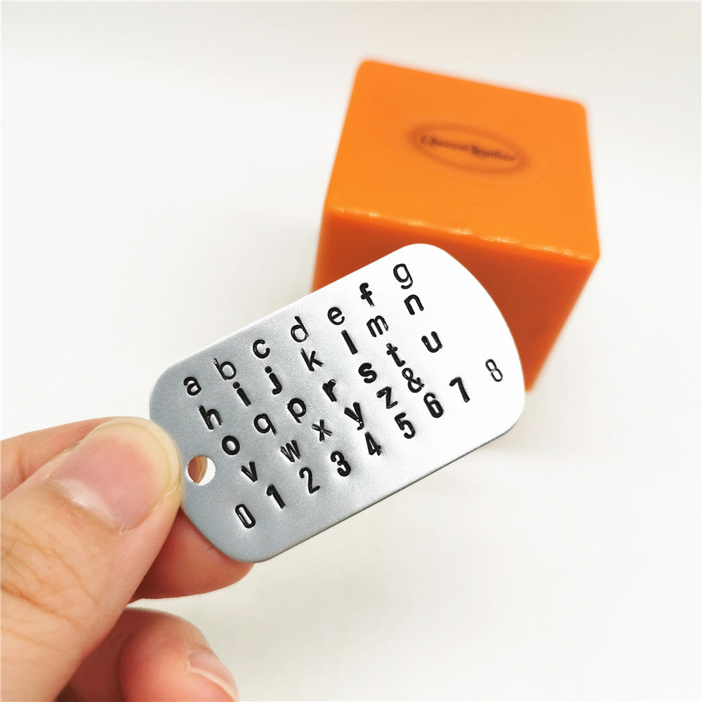 Letter 36 Piece Set Of Steel Seal DIY Jewelry Tools