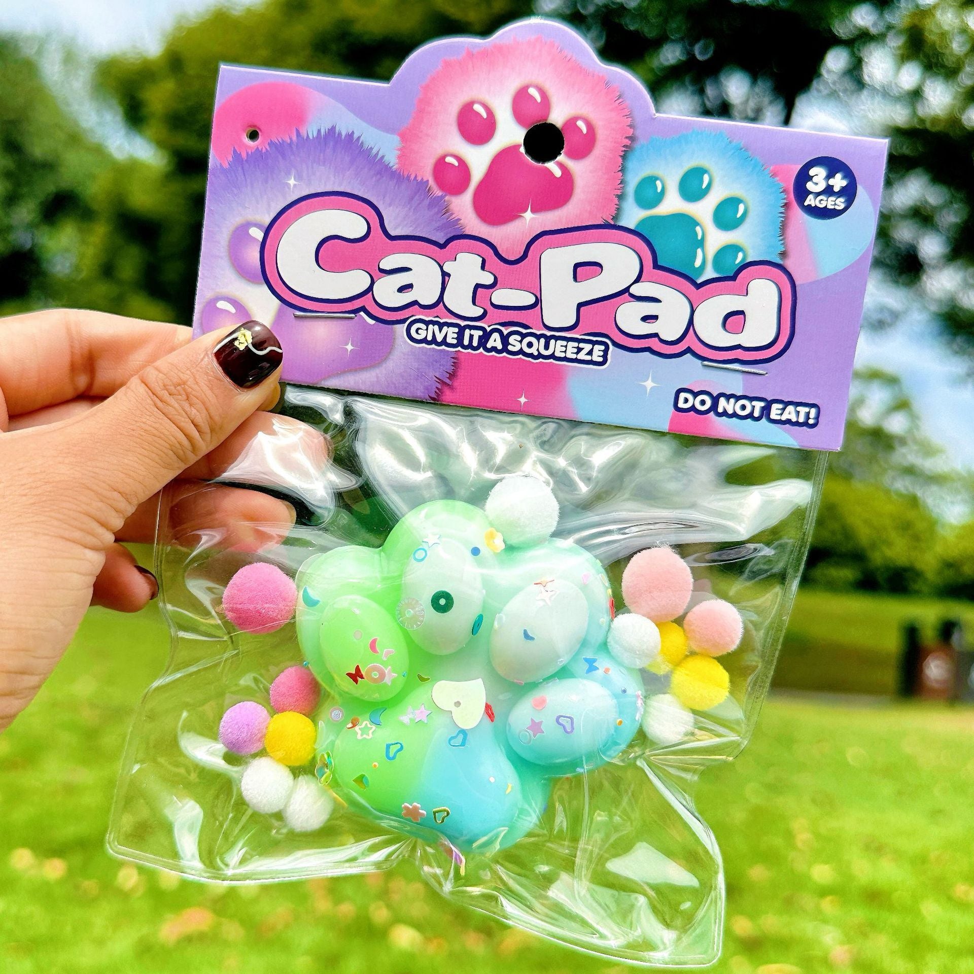 Super Soft Plush Cat's Paw Squeezing Toy Decompression Toy