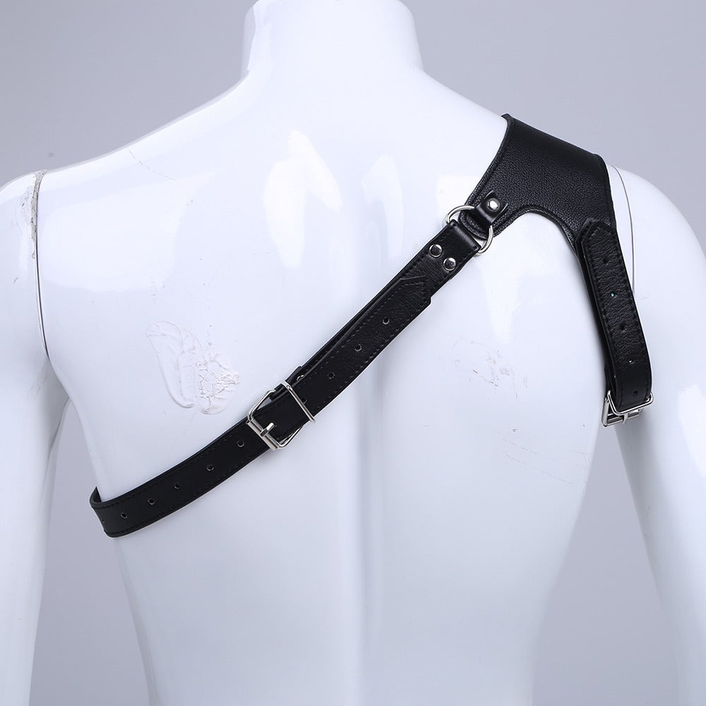 The Mercury Faux Leather One-shoulder Harness