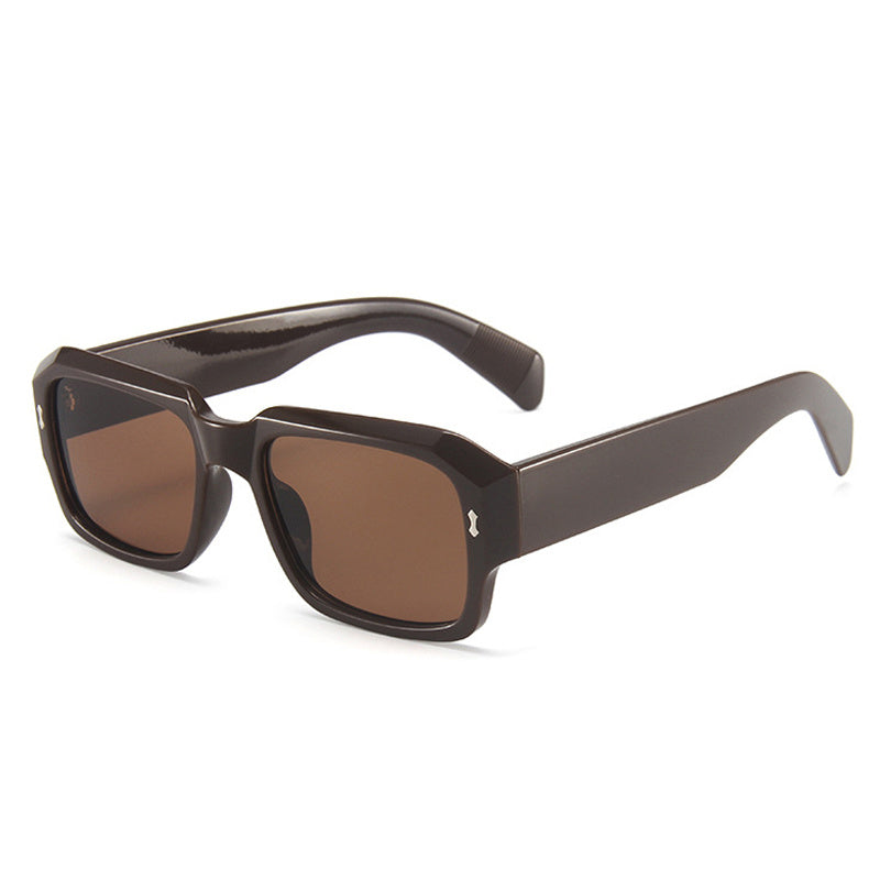 Jelly Color Simple Retro Polygonal Glasses