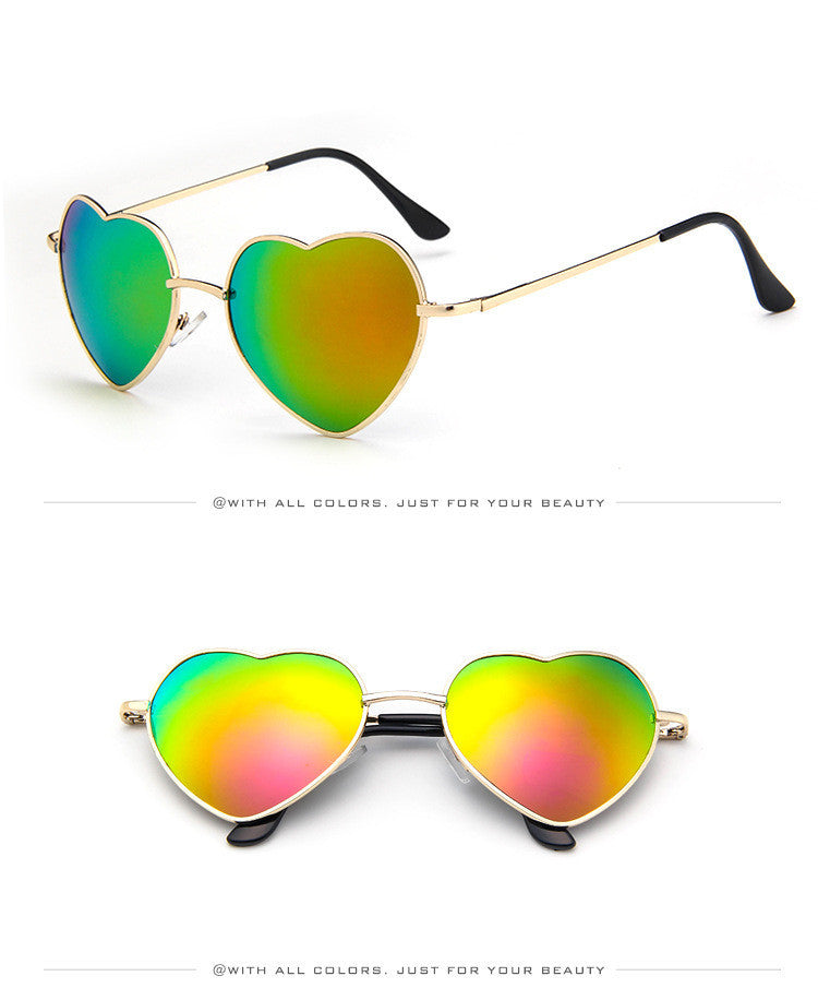 New Style Peach Heart Sunglasses Fashion Sunglasses