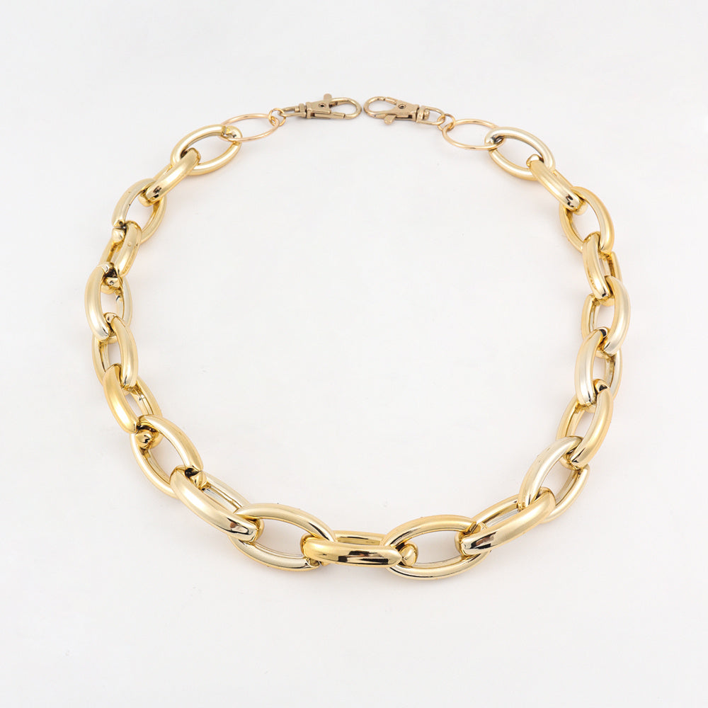 Simple Gold Hollow Pants Chain Ring Buckle Punk Style Thick Pants Chain Hip Hop Men And Women Jeans Cargo Pants Accessories