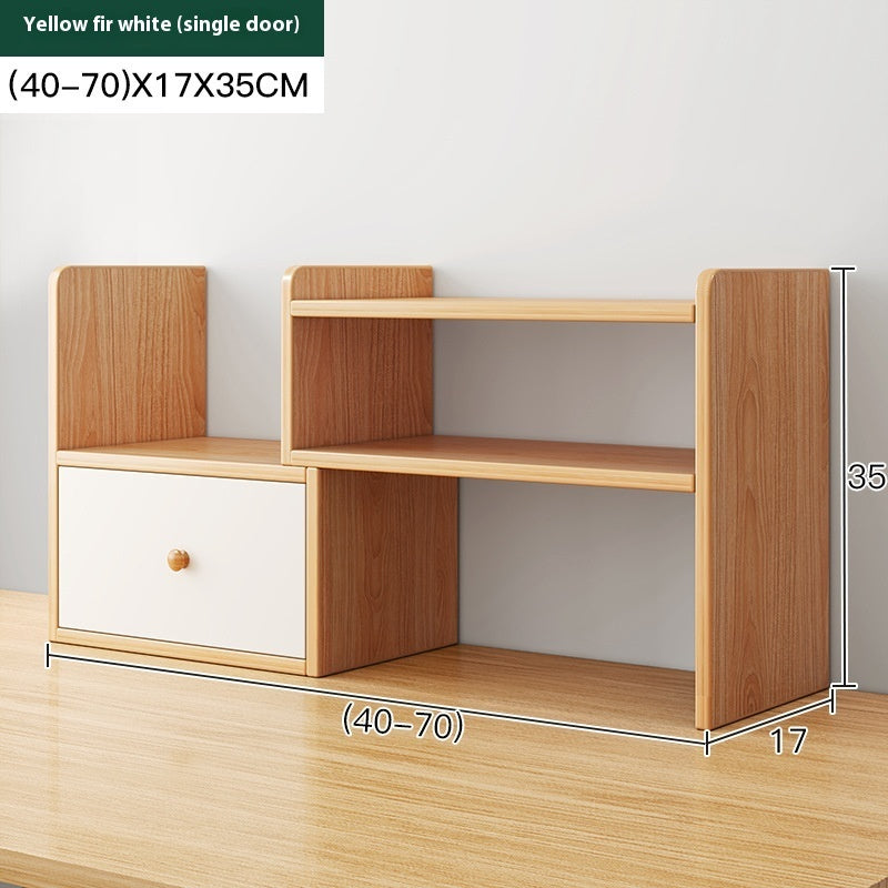 Desktop Bookshelf Storage Rack Desk Storage