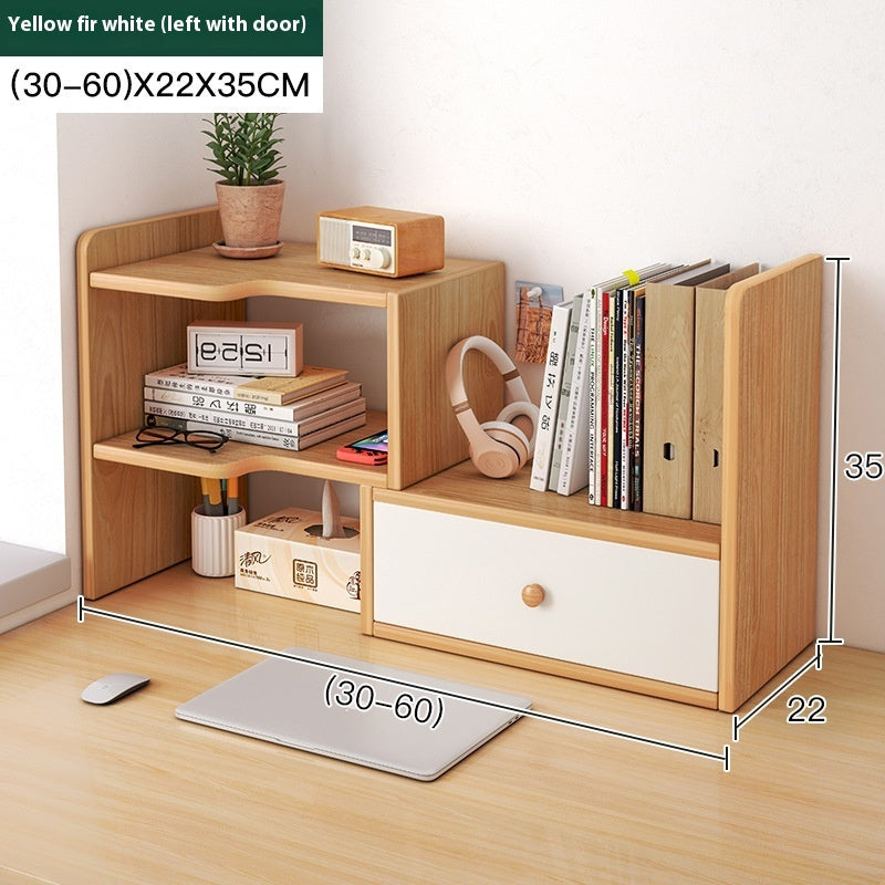 Desktop Bookshelf Storage Rack Desk Storage