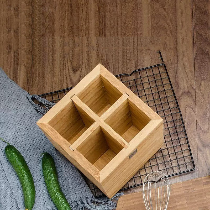 The Cookware Bamboo Rack Is Detachable For Cleaning