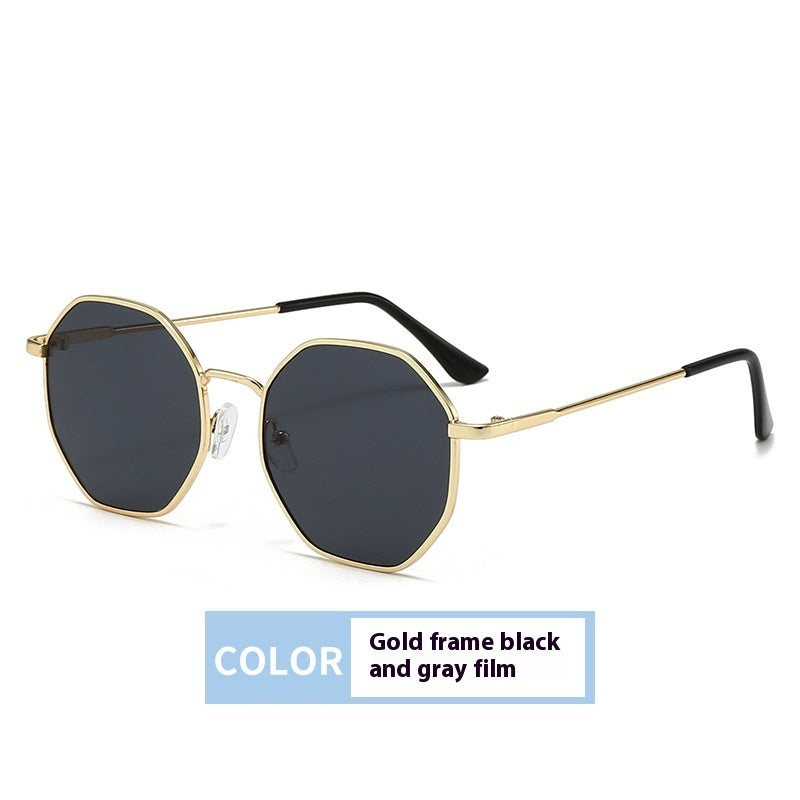 Women's Fashionable Retro Metal Frame Sunglasses