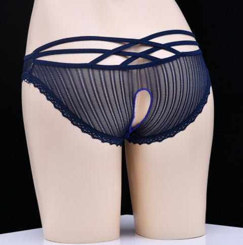 Lace Low Waist Light Perspective Men's And Women's Shorts