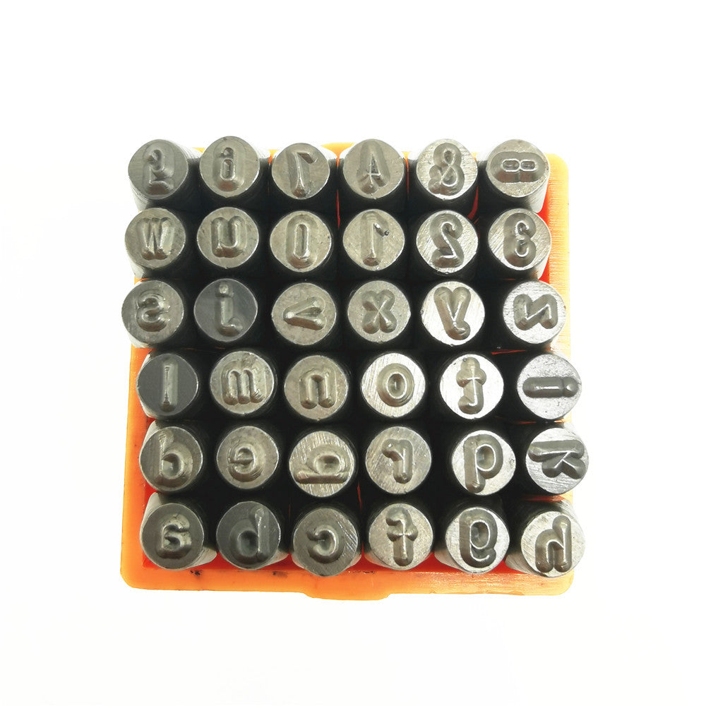 Letter 36 Piece Set Of Steel Seal DIY Jewelry Tools